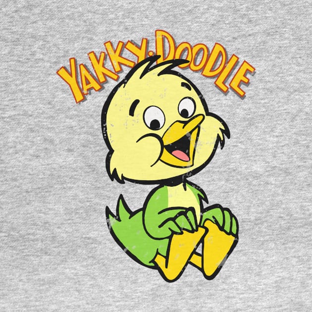 Retro Cartoon Baby Duck by Tricera Tops